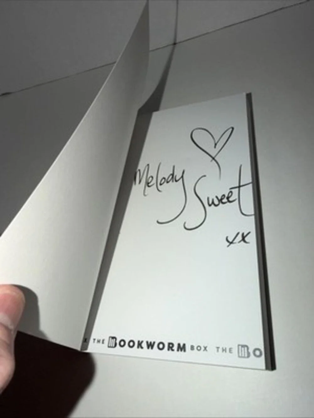 My Hero Next Door Limited Edition Bookworm Hand Signed By Melody Sweet